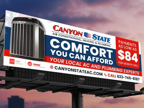 HVAC billboard marketing idea