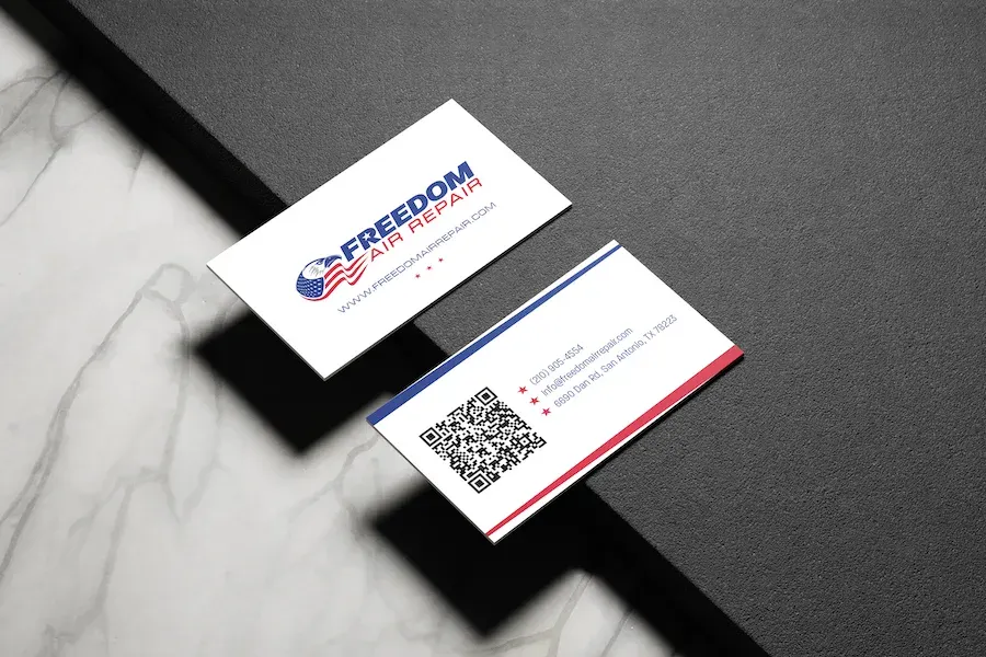 hvac business cards ideas