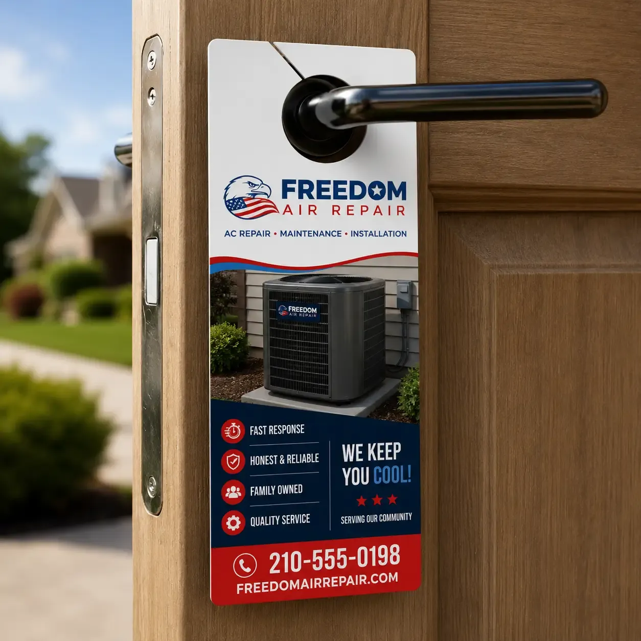 HVAC Door Hangers