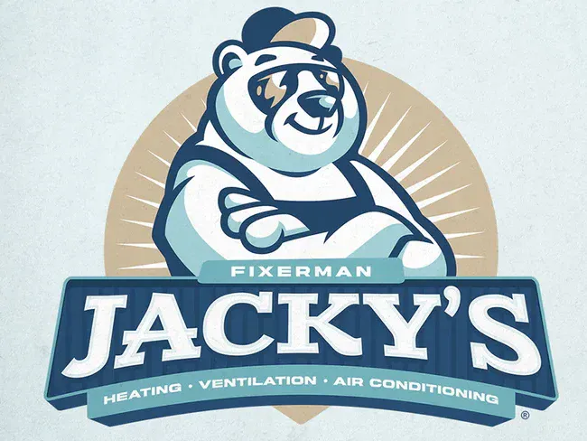 good hvac branding logo example