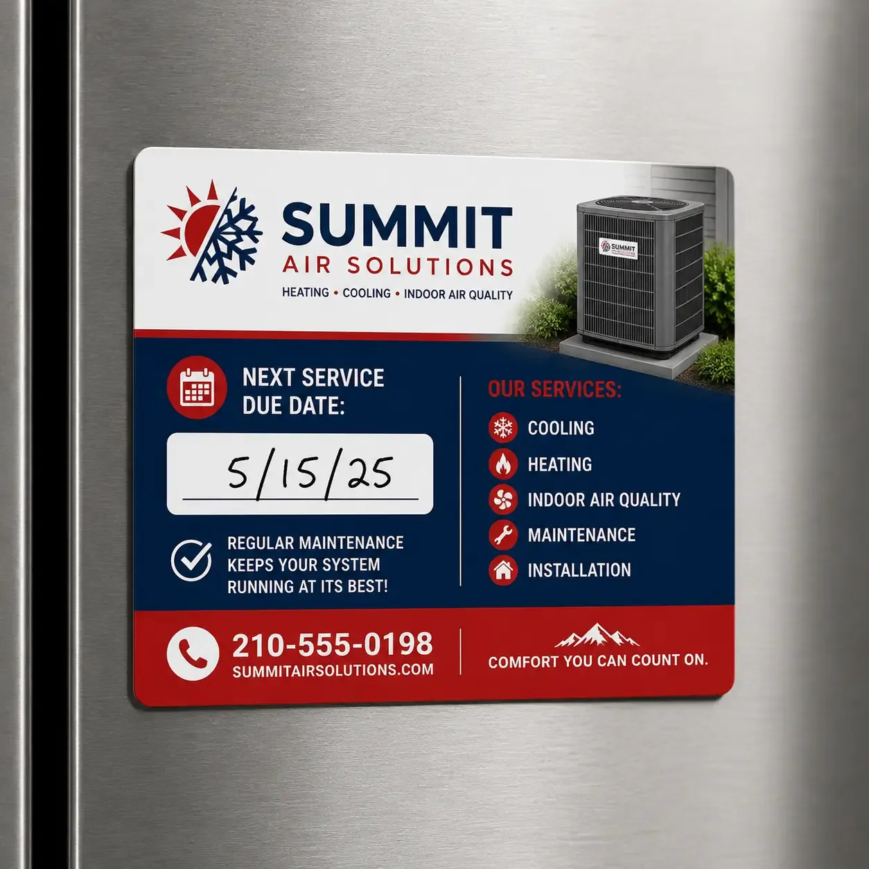 HVAC Service Reminder Magnets — image 2
