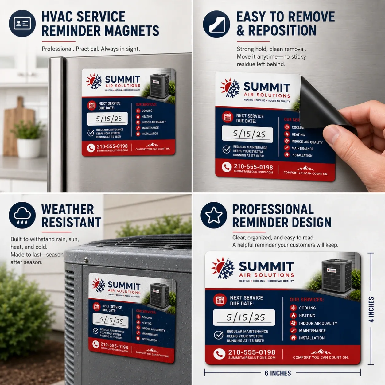 HVAC Service Reminder Magnets — image 3