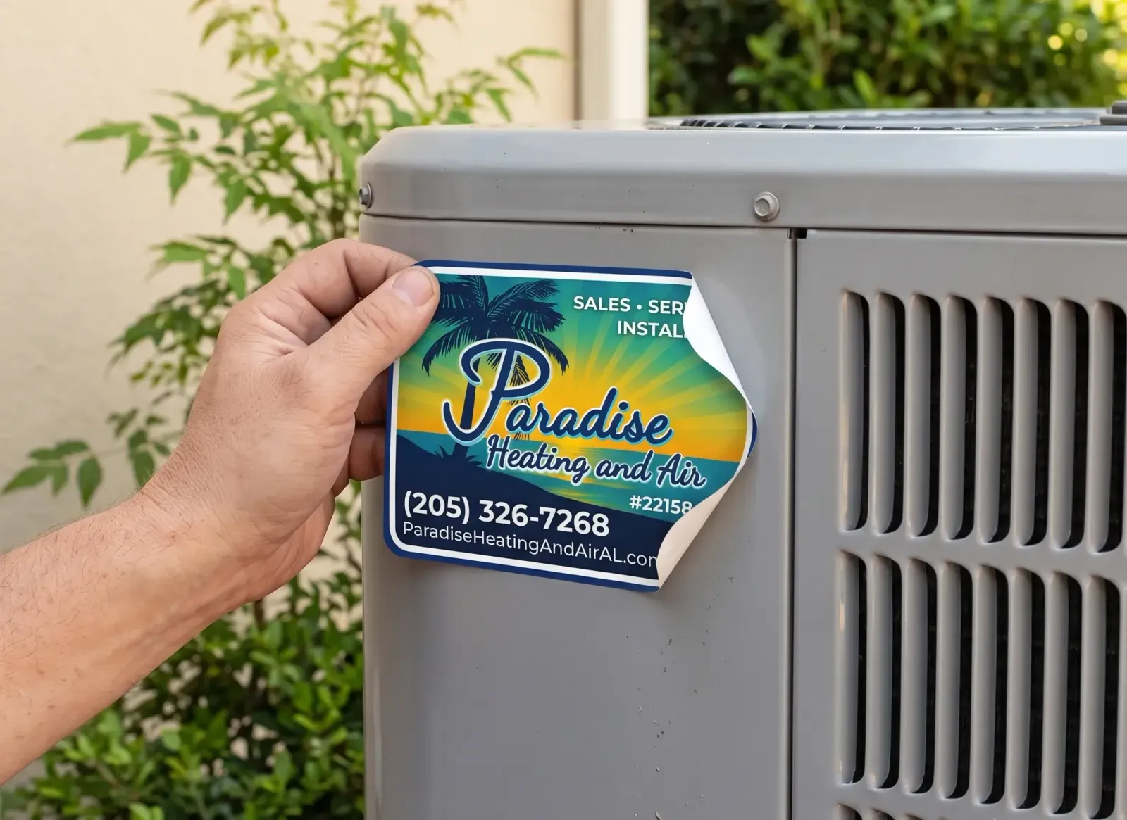HVAC Stickers — image 4
