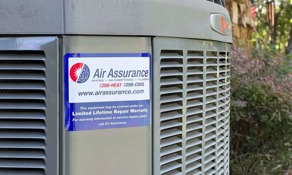 HVAC Unit Service Stickers