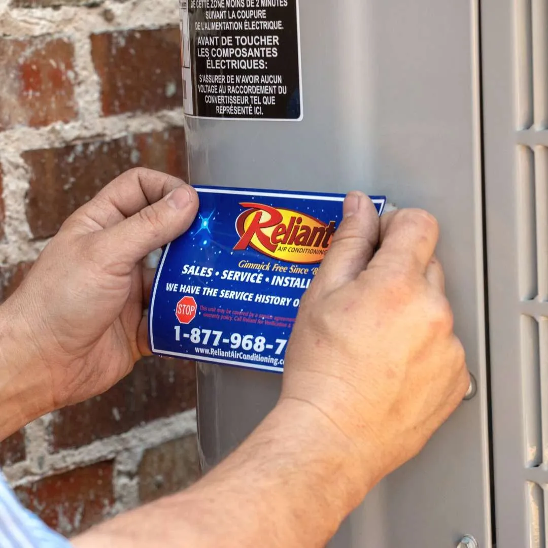 HVAC Stickers