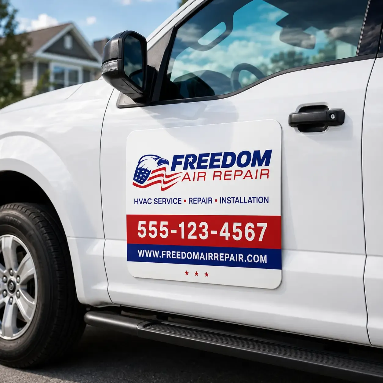 HVAC Truck Magnets