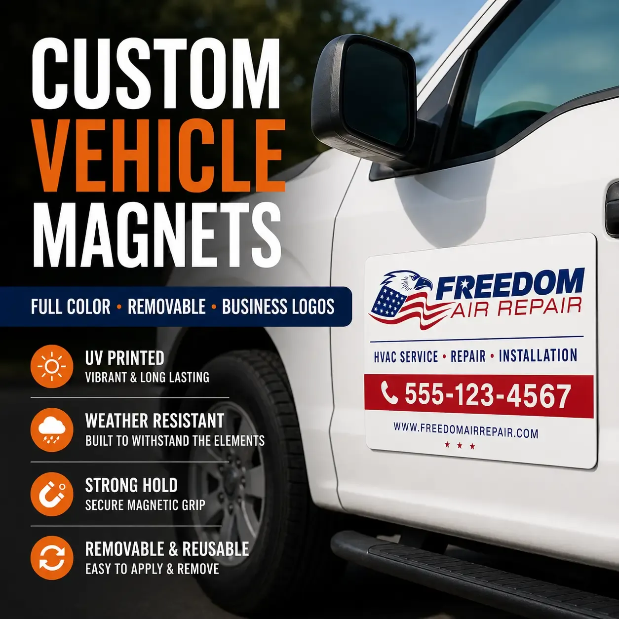 HVAC Truck Magnets — image 2