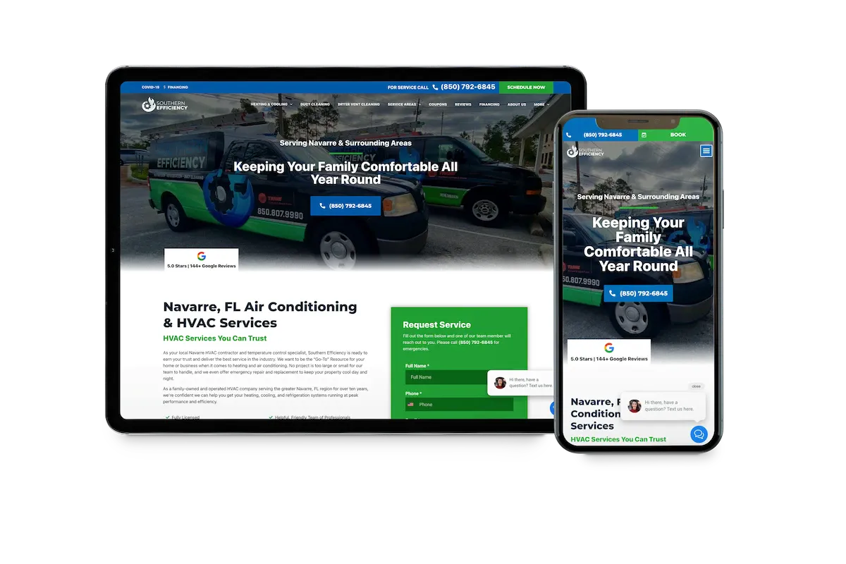 HVAC Website Design