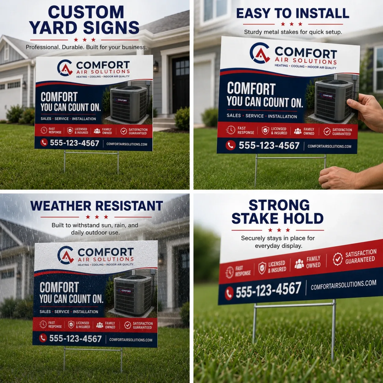 HVAC Yard Signs — image 3